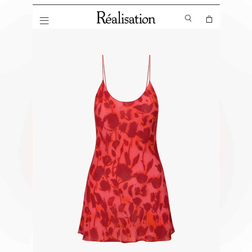Realisation Par Luz Havana Print Mini Dress - 100% silk